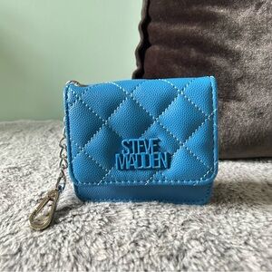 Steve Madden Vibrant Blue Quilted Wallet